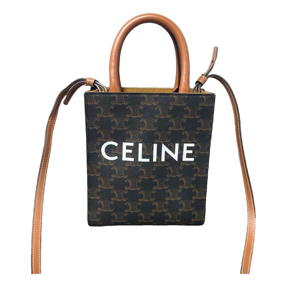 Cabas leather mini bag