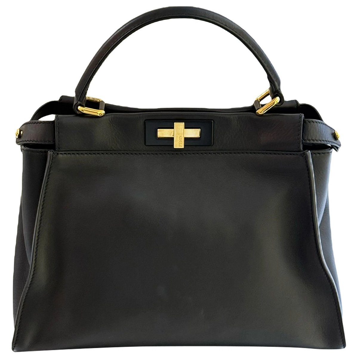 Peekaboo leather mini bag