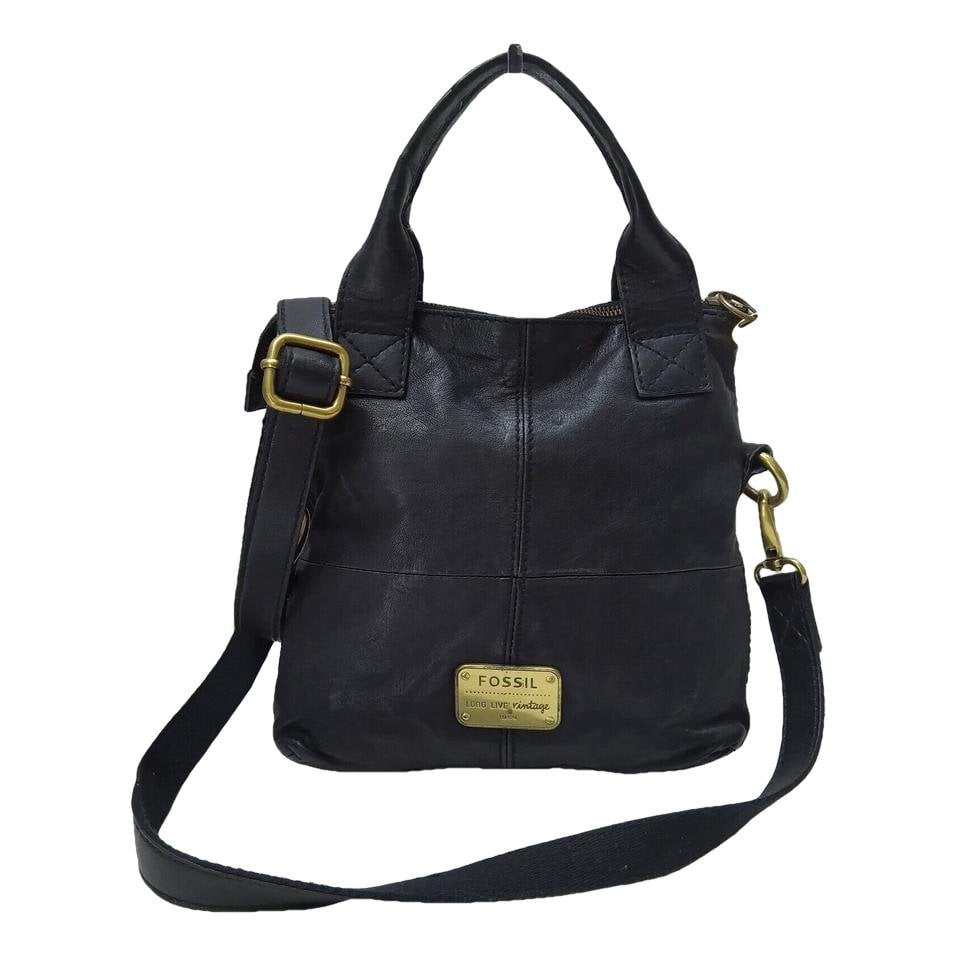 Leather crossbody bag