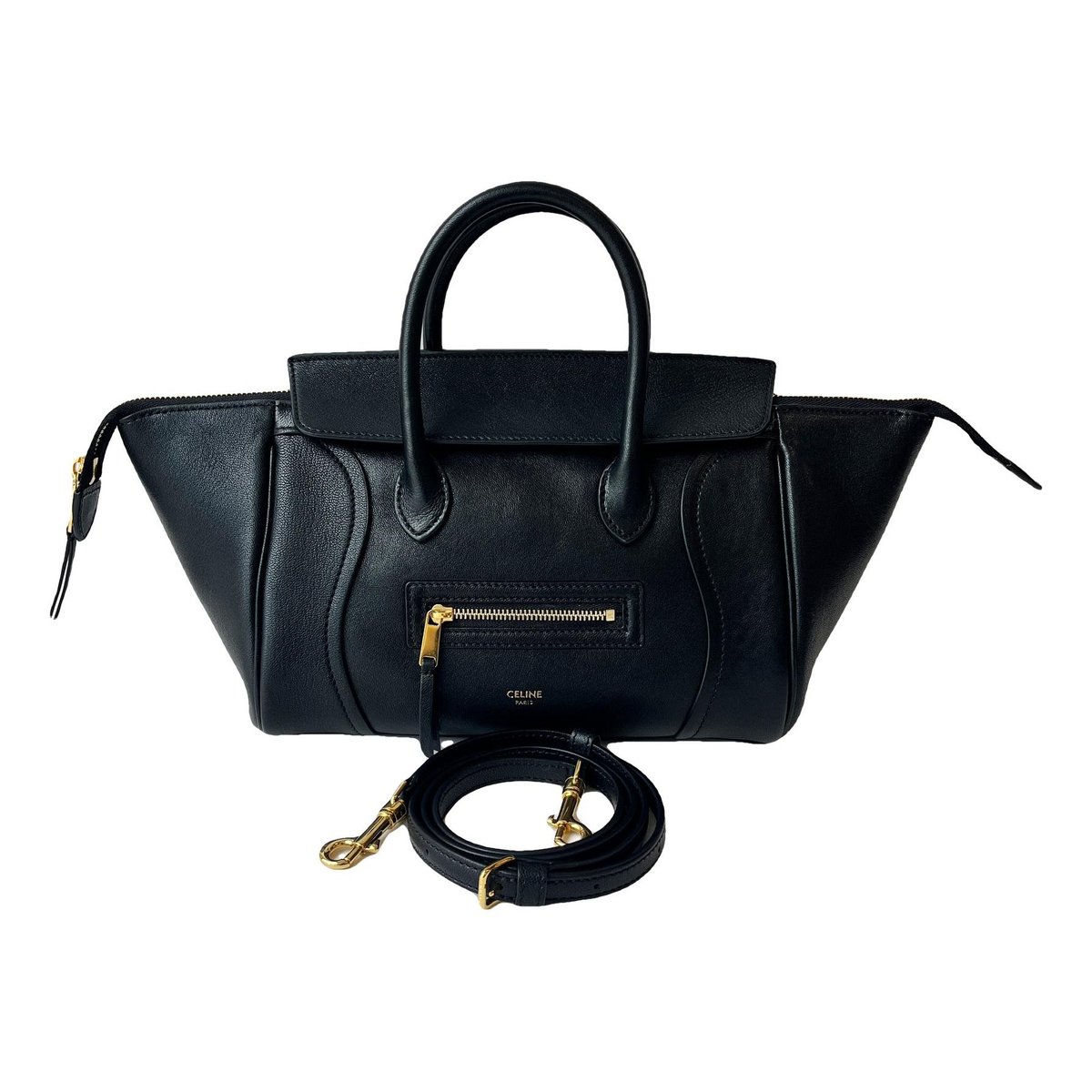 Luggage leather handbag