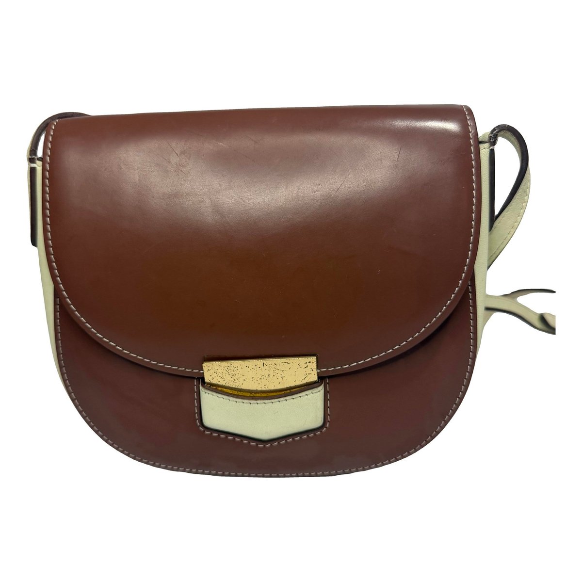 Trotteur leather crossbody bag