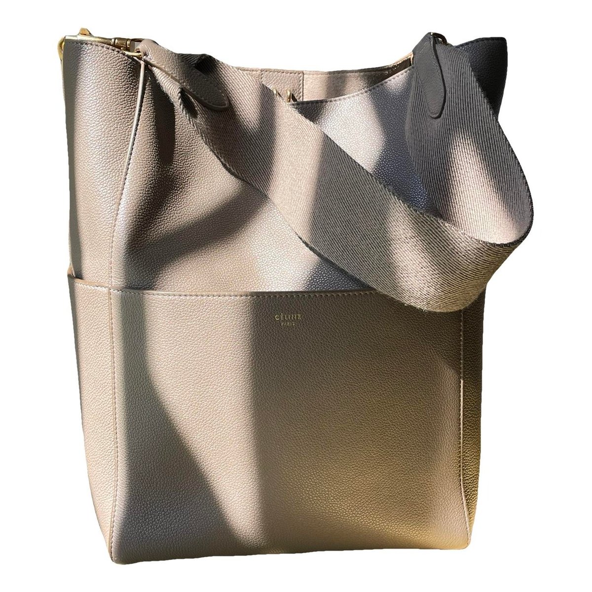 Seau Sangle leather tote