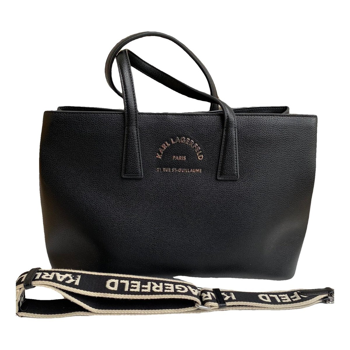 Leather tote