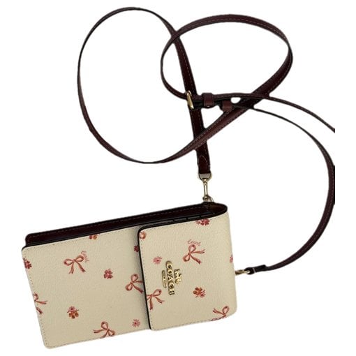 Canvas Courier Crossbody leather crossbody bag