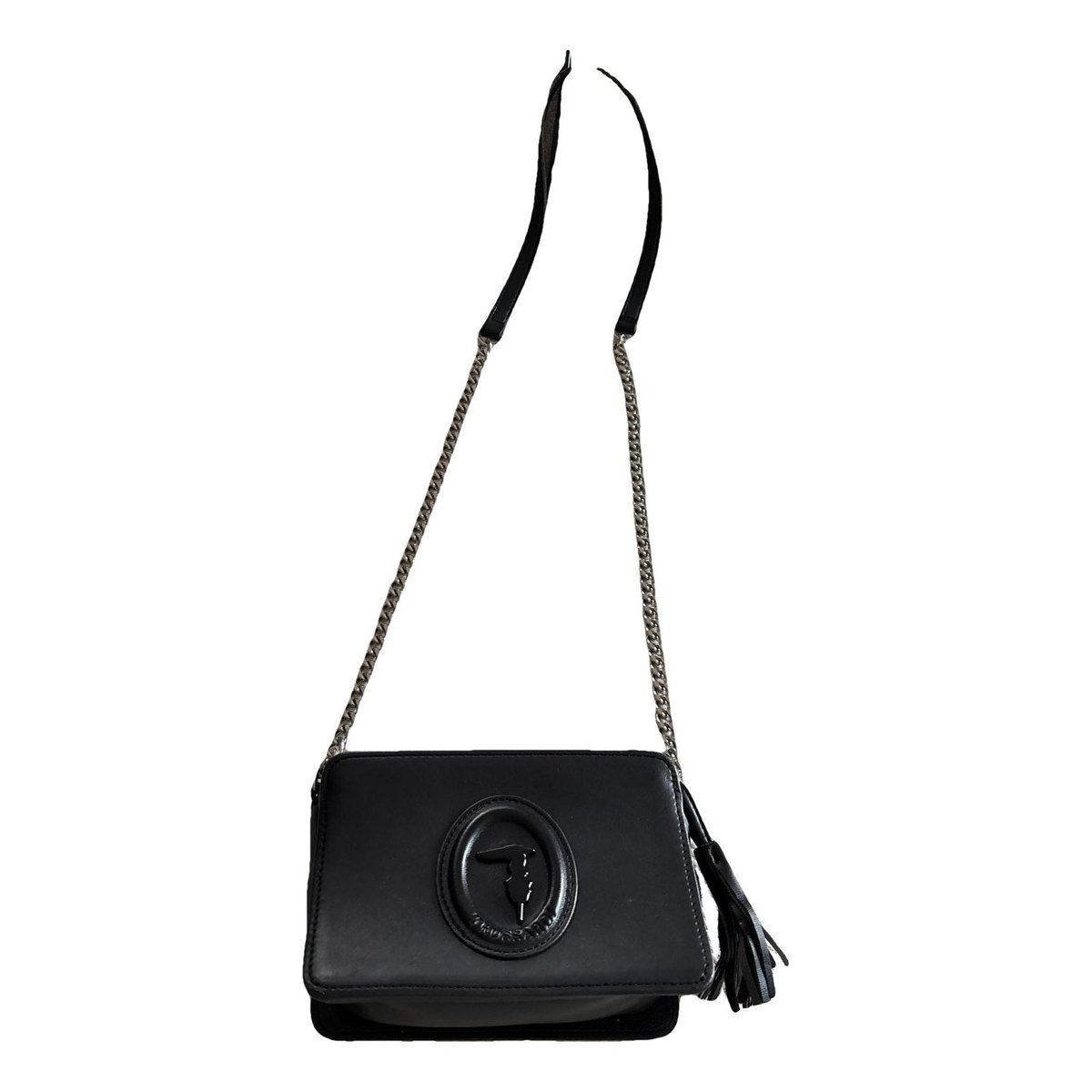 Leather clutch bag