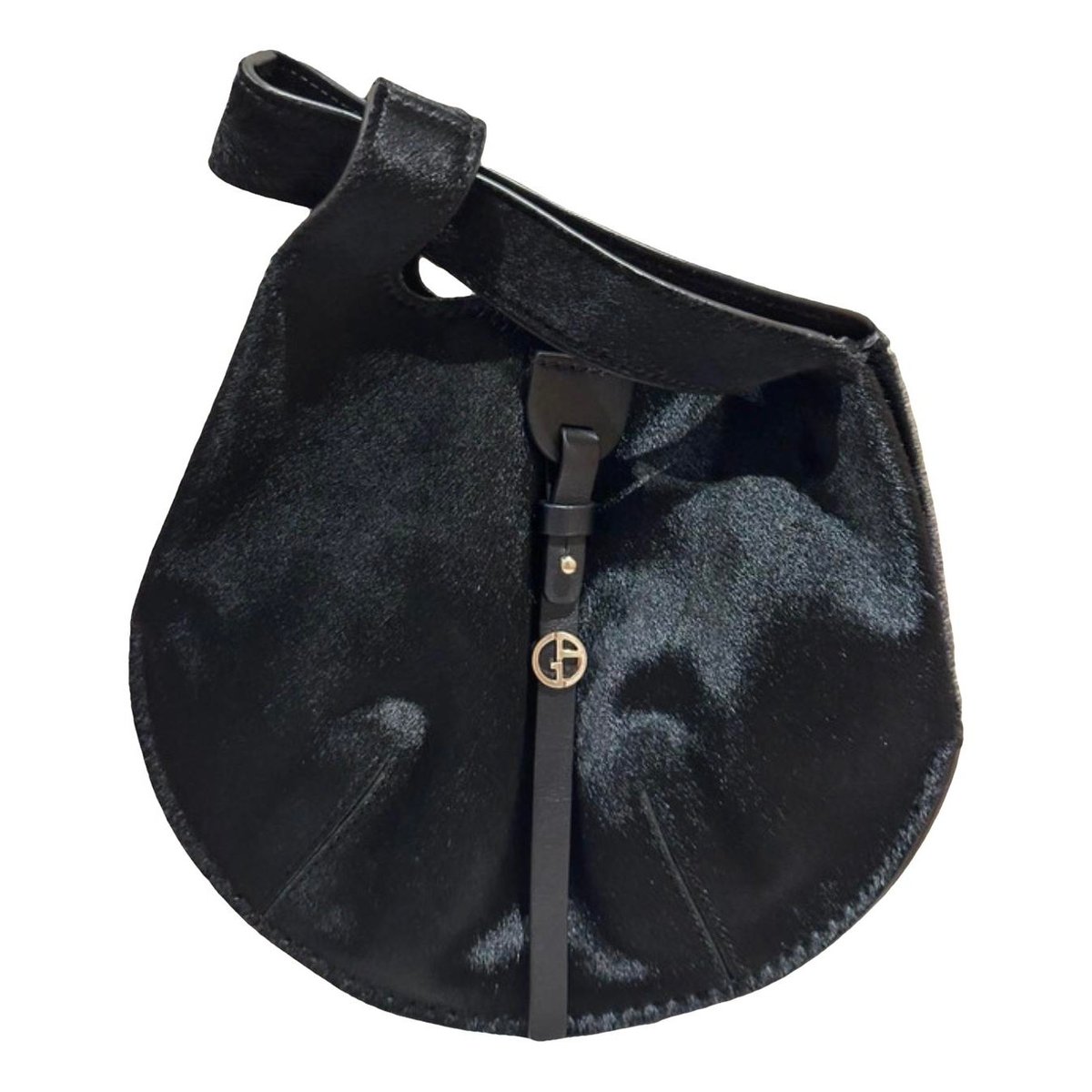 Pony-style calfskin clutch bag