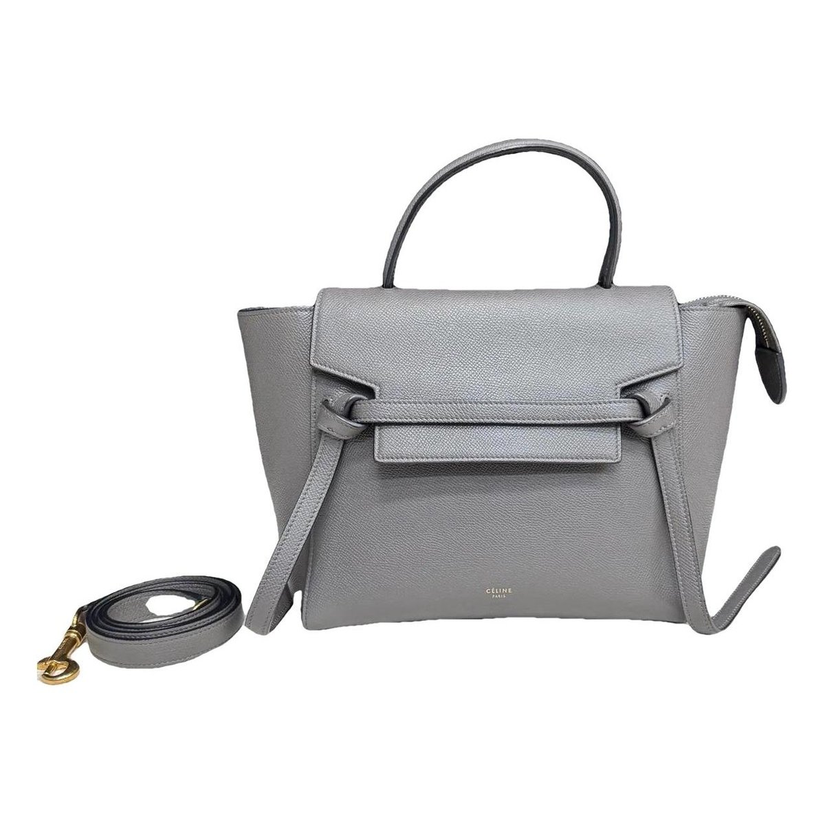 Belt leather mini bag