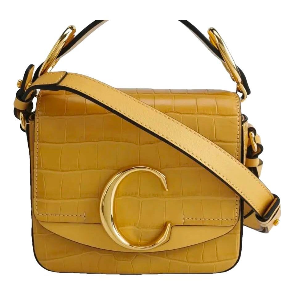 C leather handbag