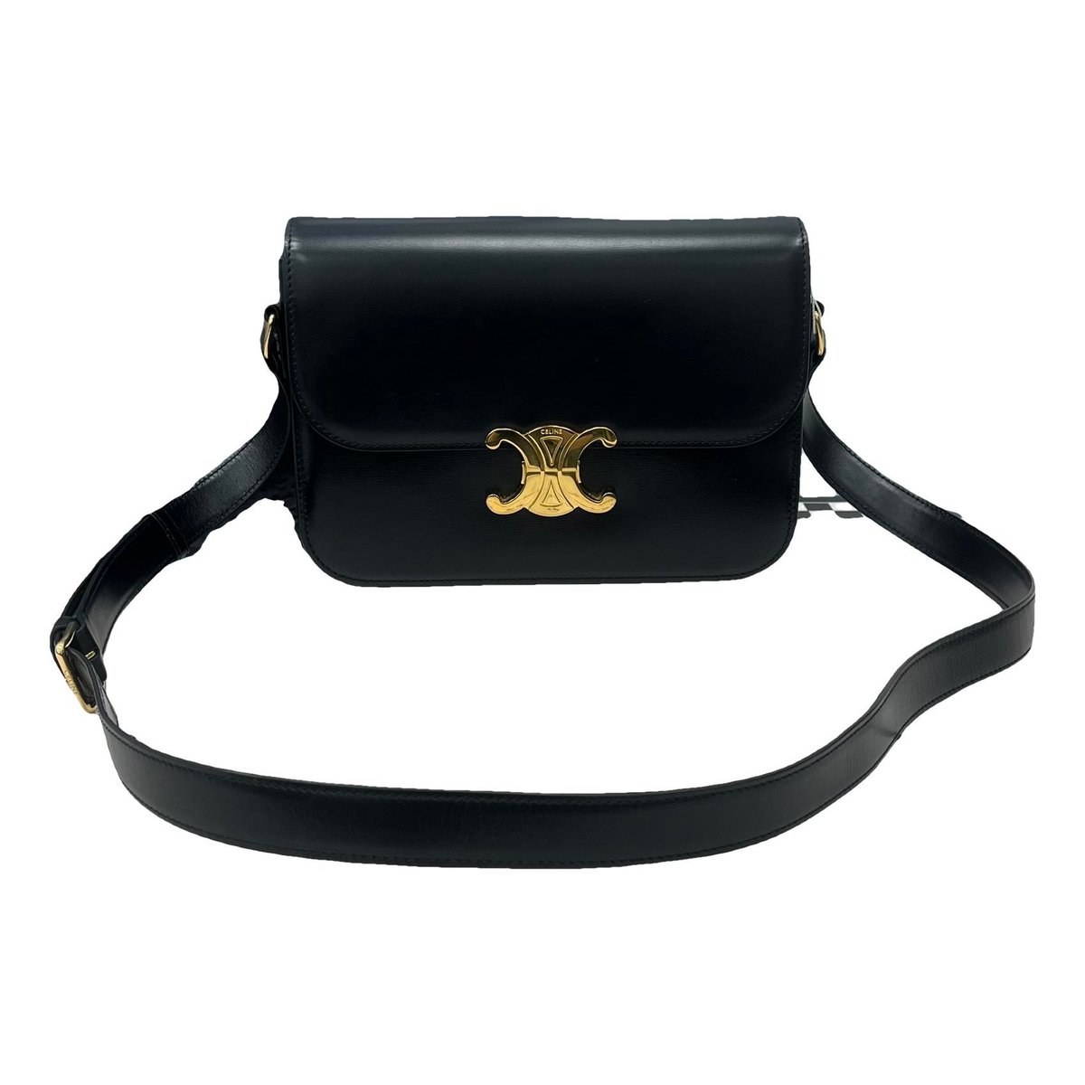 Triomphe leather handbag