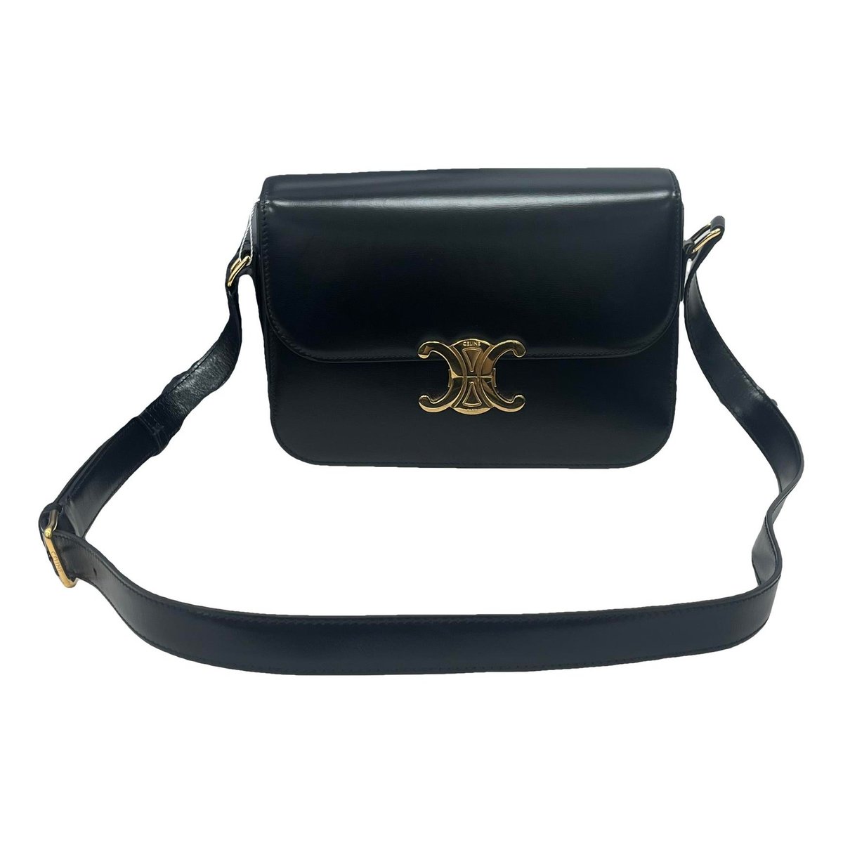 Triomphe leather handbag