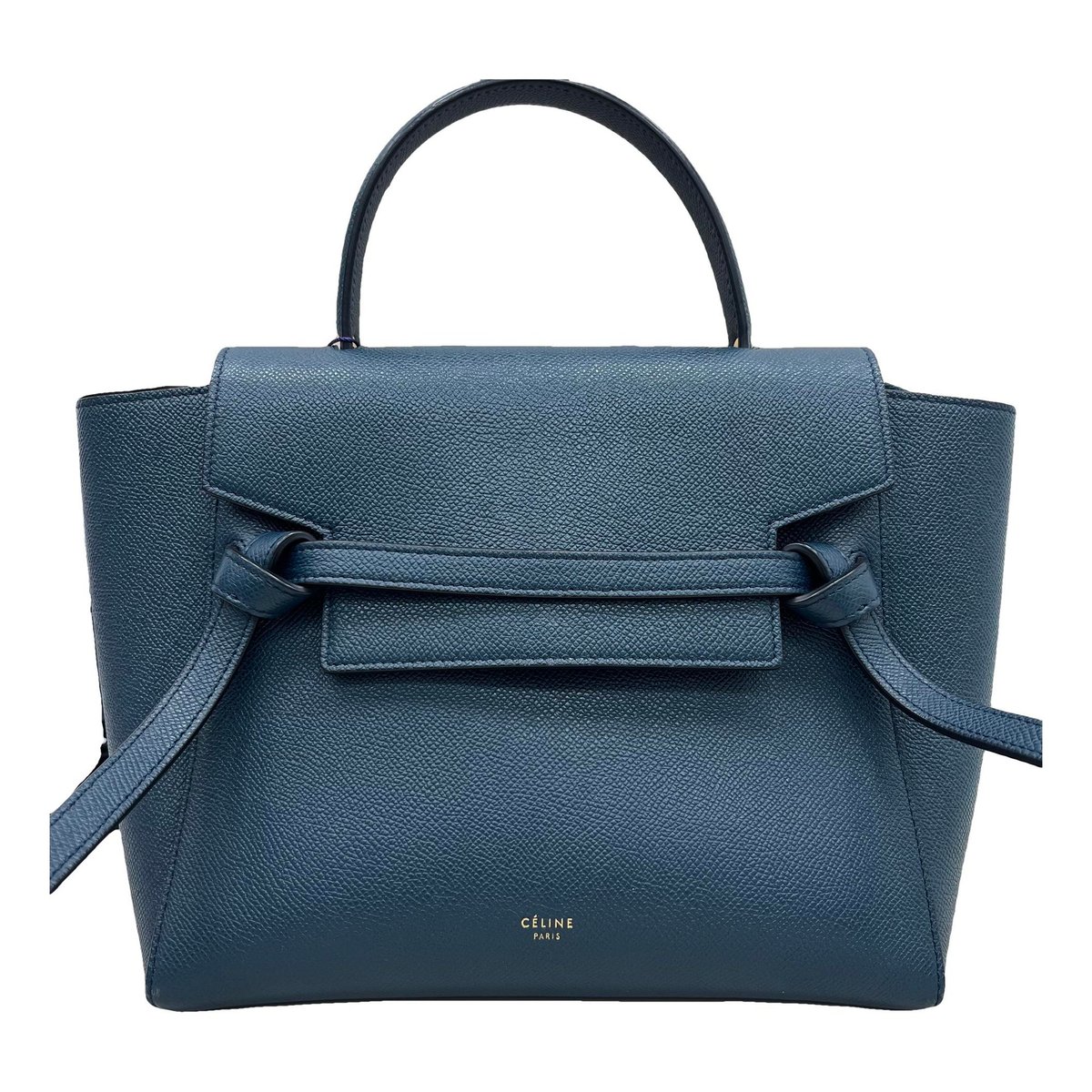 Belt leather handbag