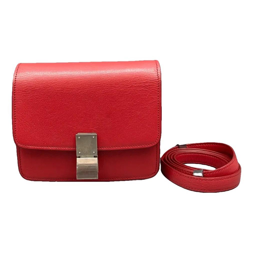 Classic leather crossbody bag