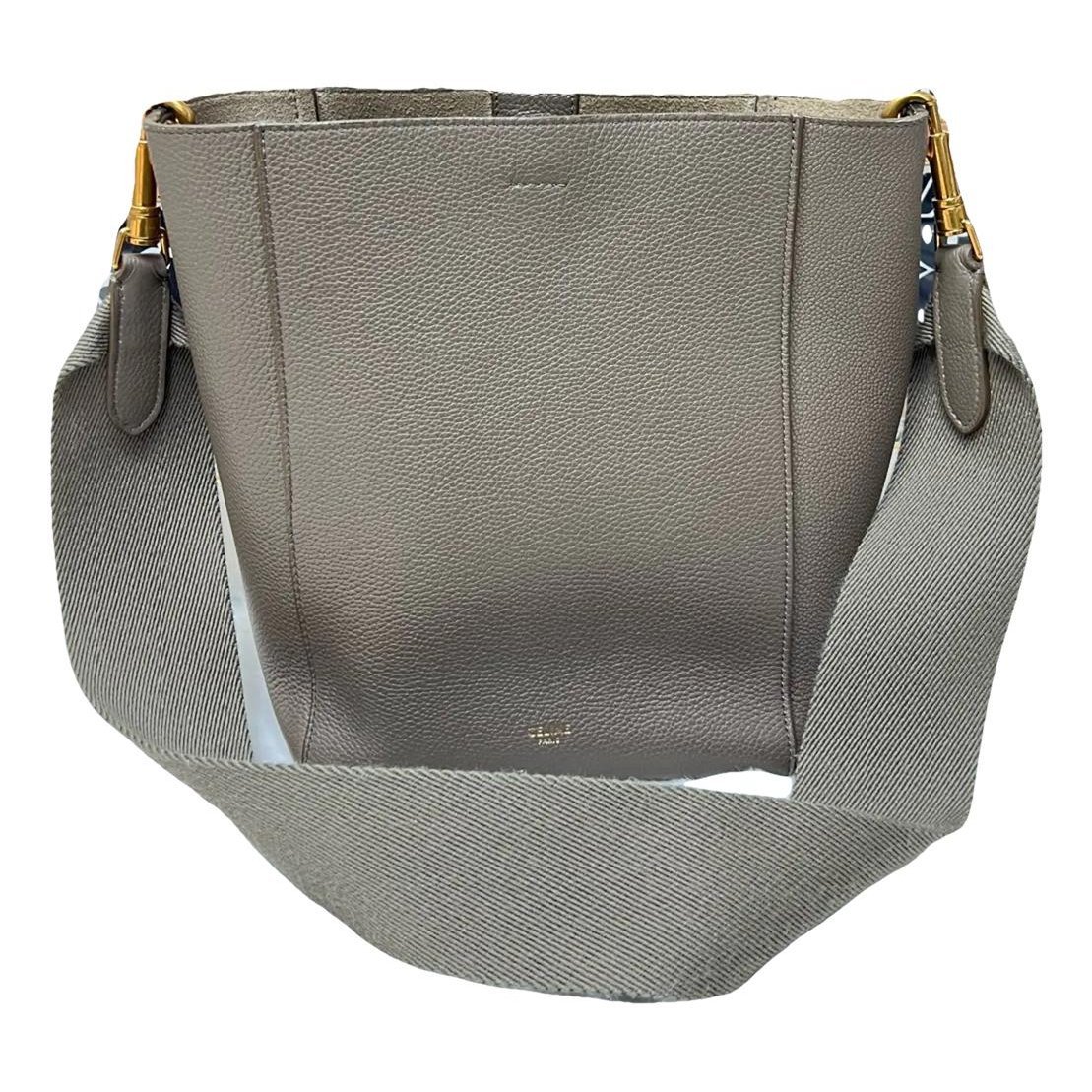 Seau Sangle leather handbag