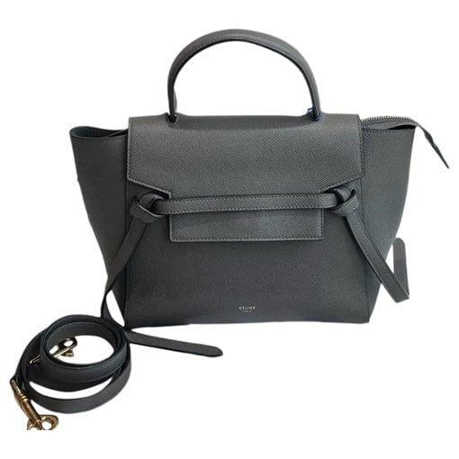 Belt leather handbag