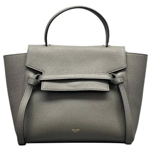 Belt leather handbag