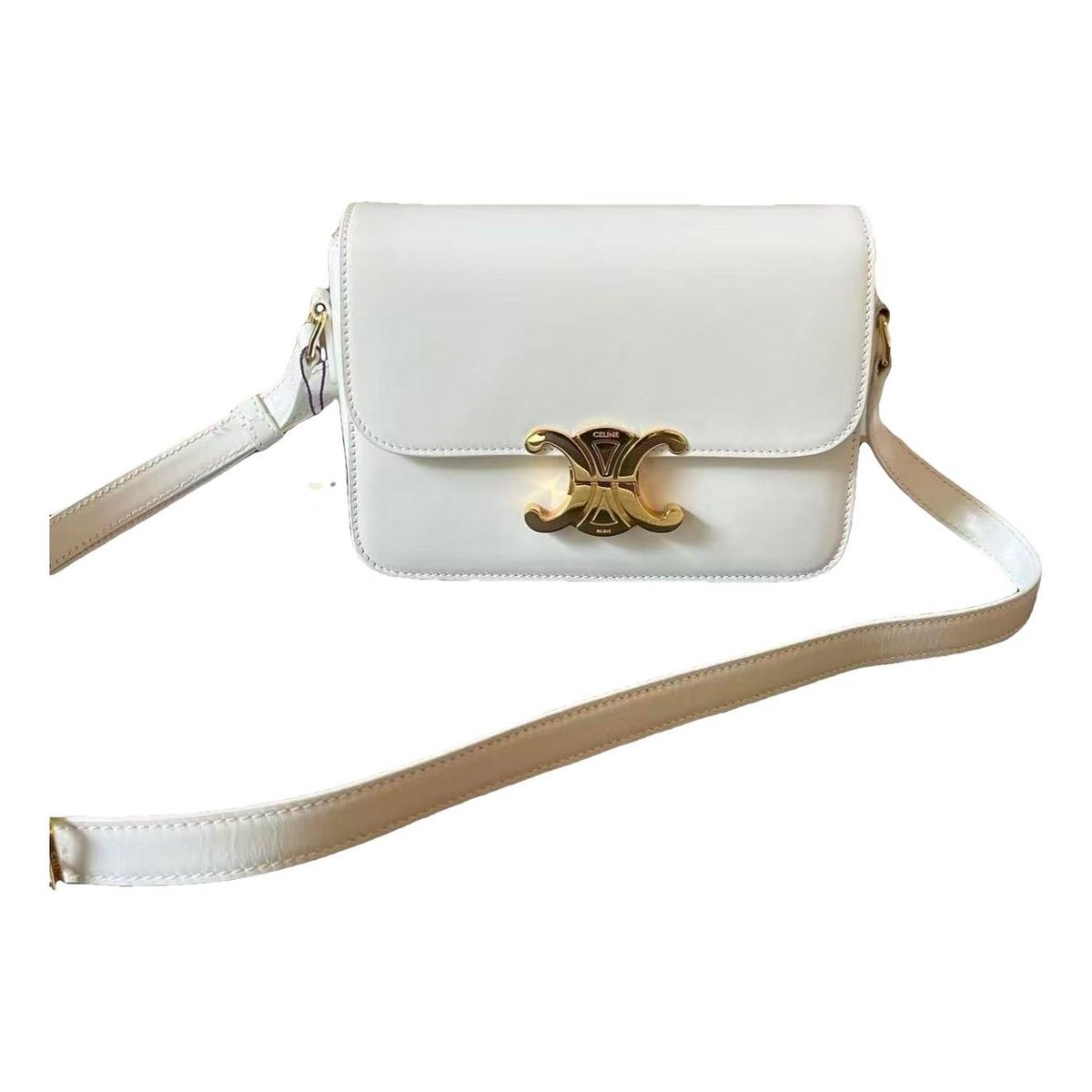 Triomphe leather handbag