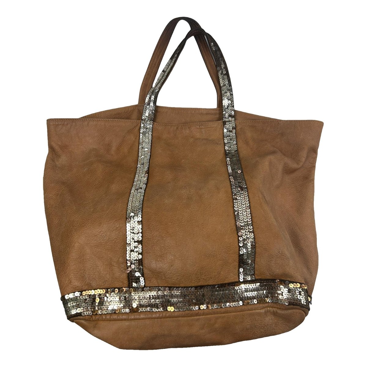 Cabas leather tote