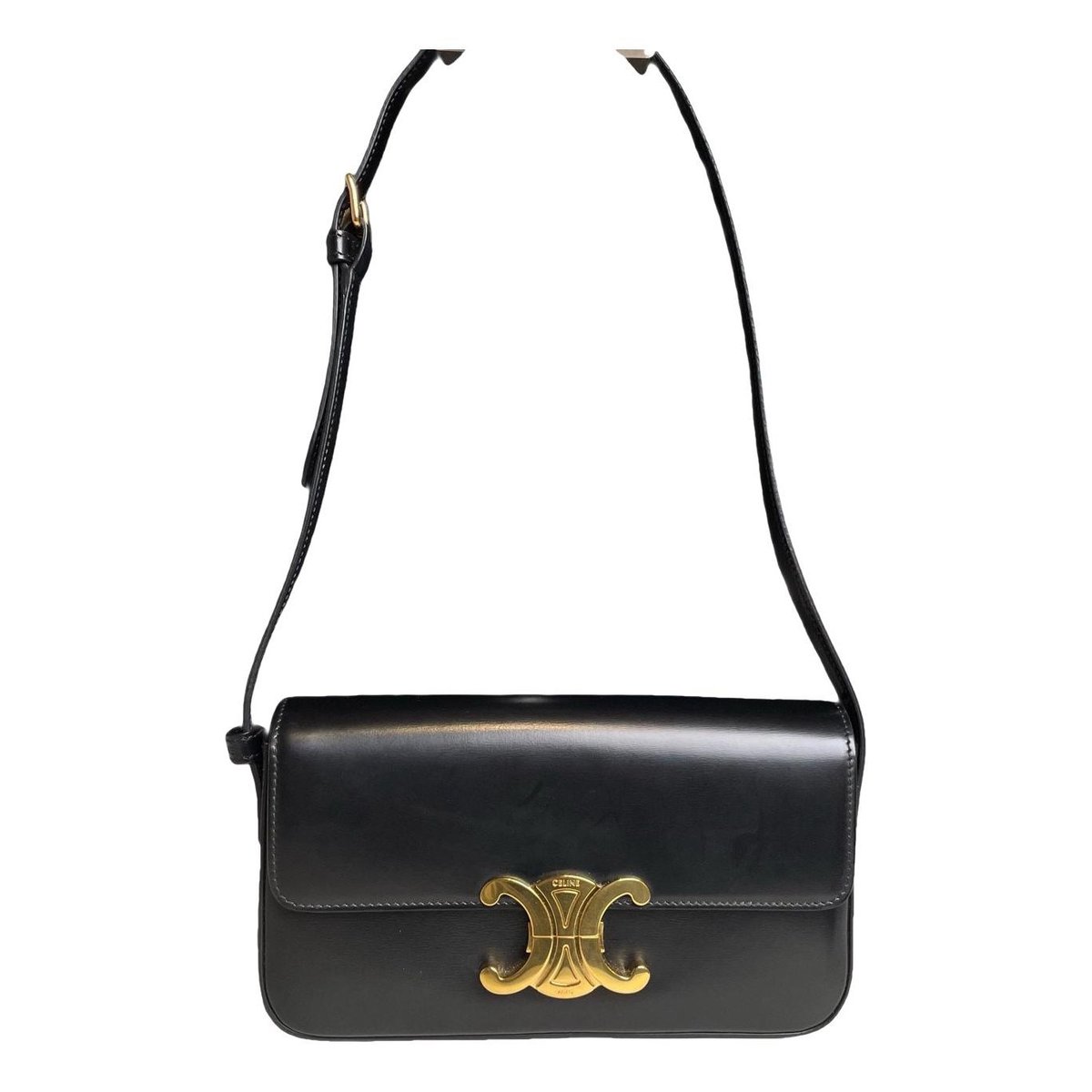 Triomphe Long leather handbag