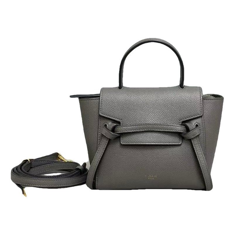 Belt leather handbag