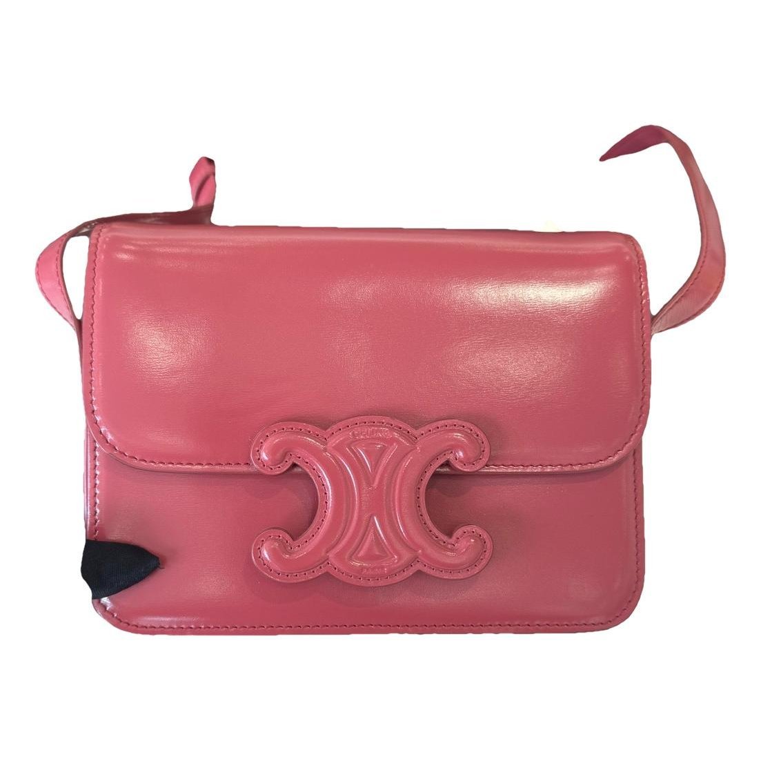 Triomphe leather handbag