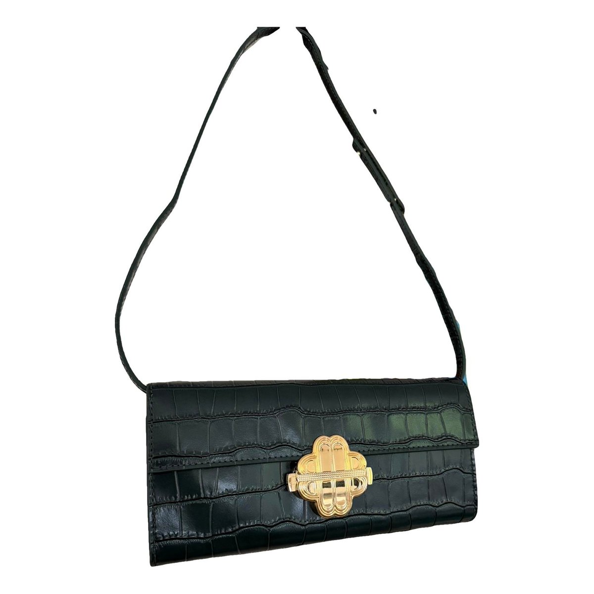 Patent leather crossbody bag