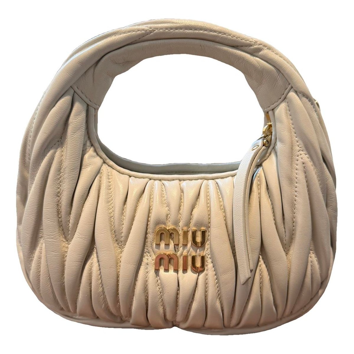 Miu Wander leather handbag