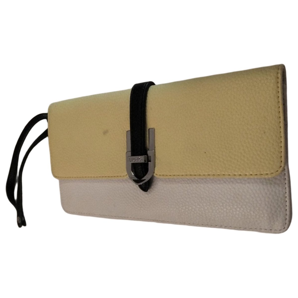 Vegan leather clutch bag