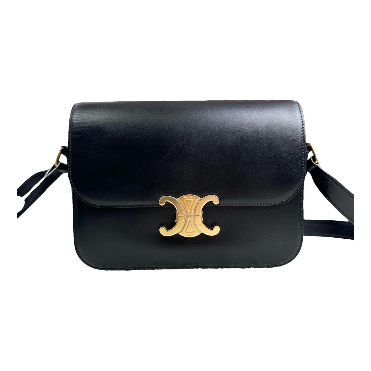 Triomphe leather handbag