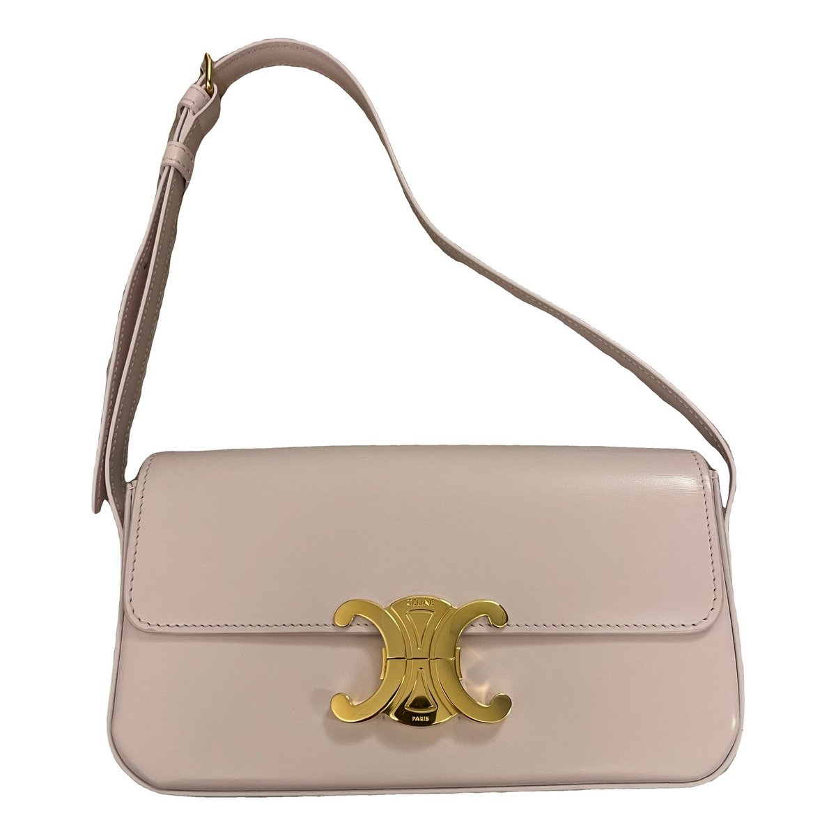 Triomphe Long pony-style calfskin handbag