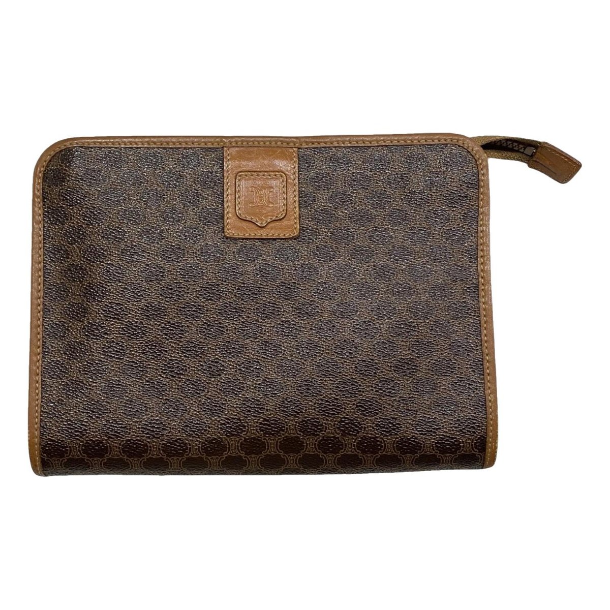 Triomphe Vintage cloth clutch bag