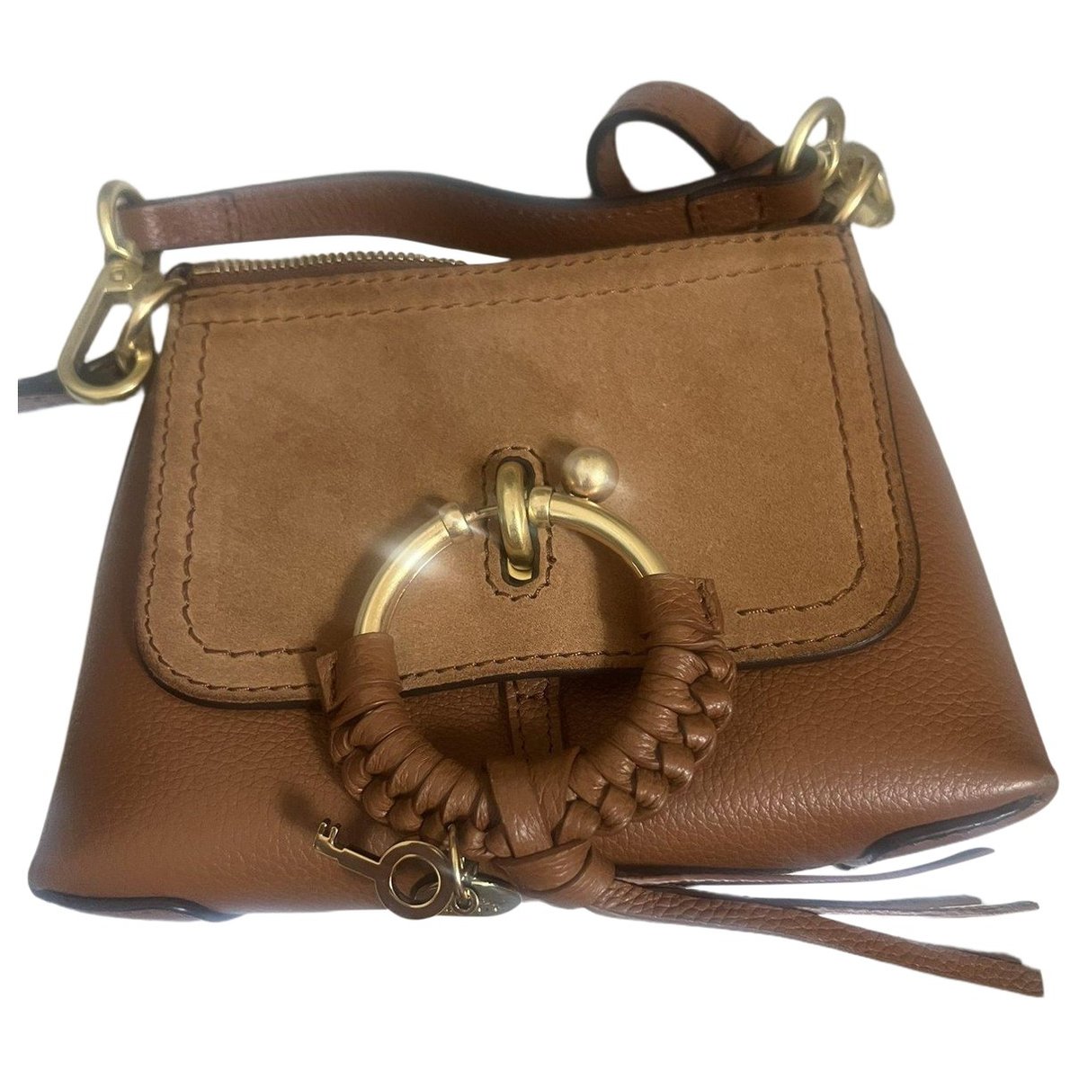 Leather crossbody bag
