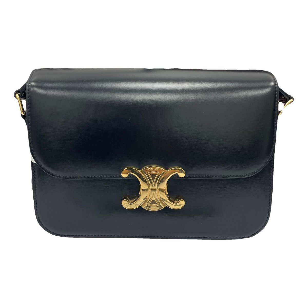 Triomphe leather handbag