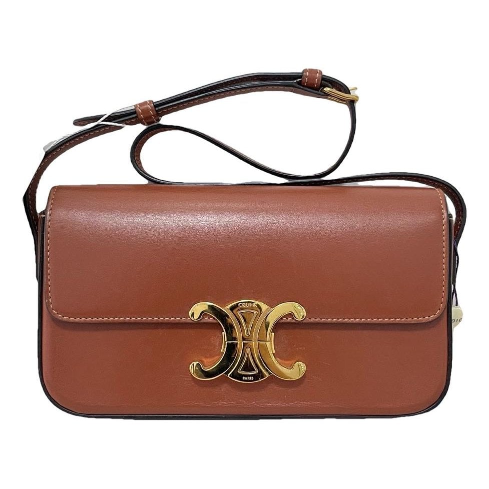 Triomphe Long leather handbag