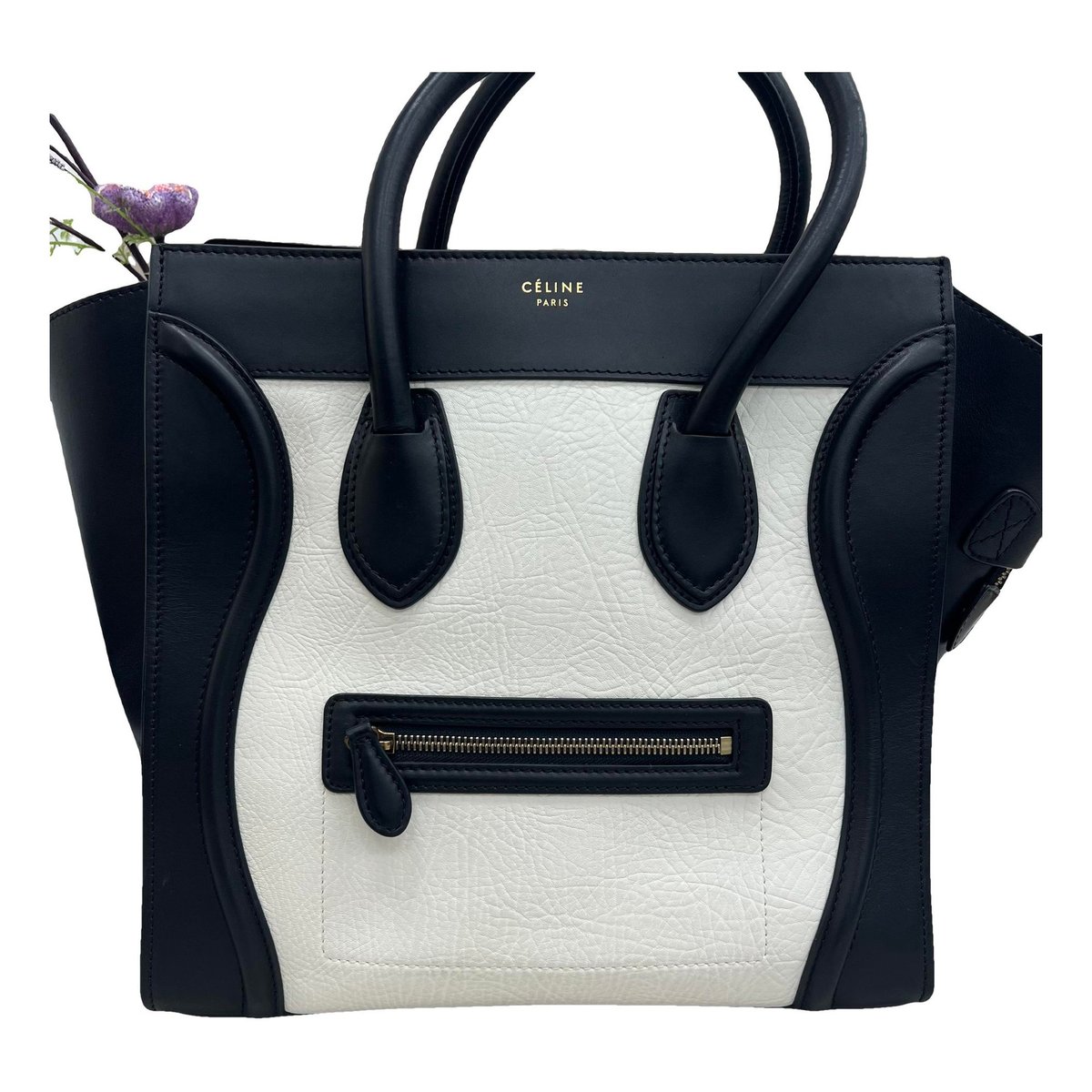 Luggage leather handbag