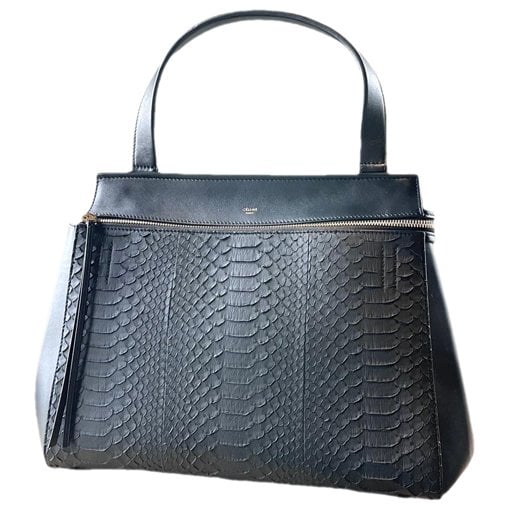 Edge leather handbag