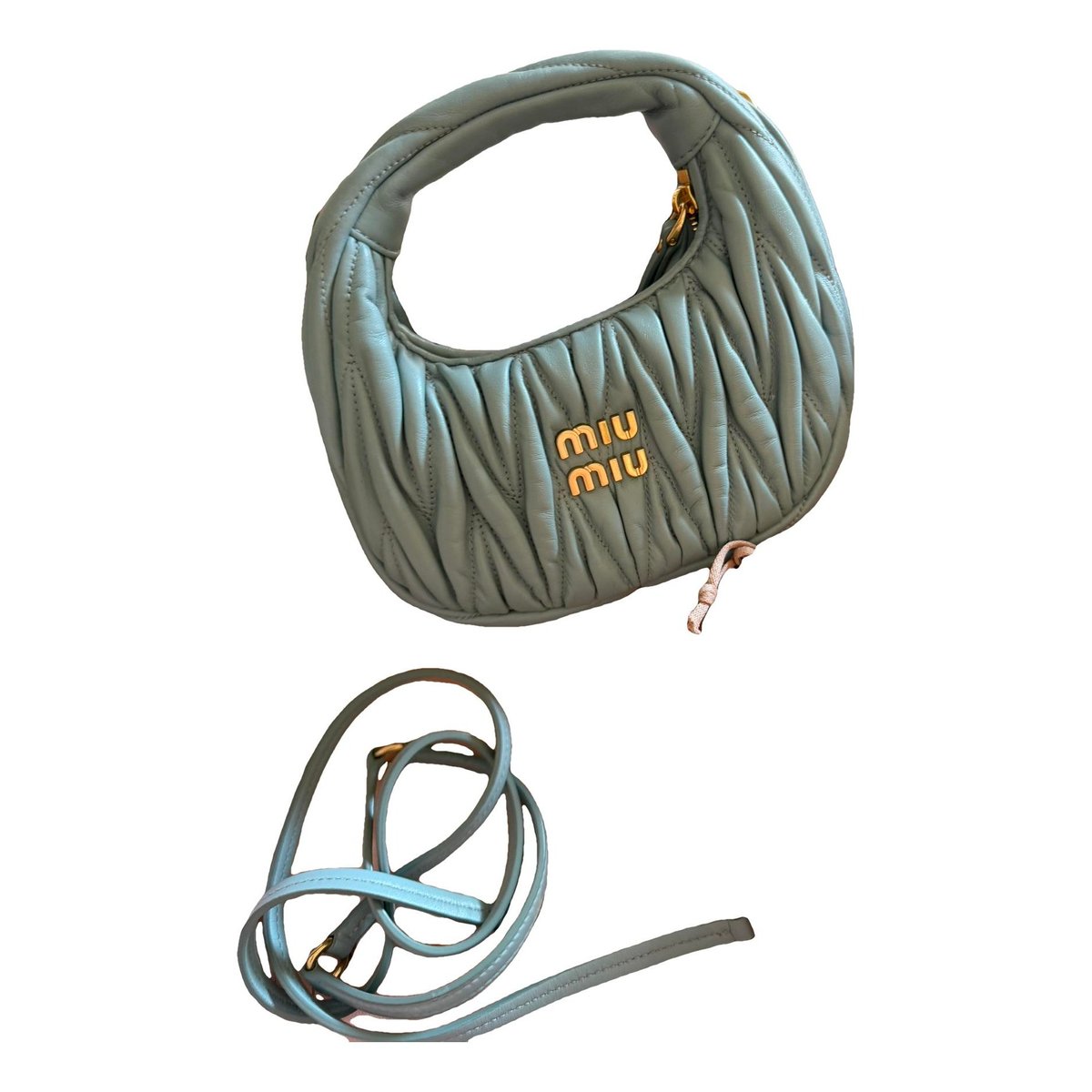 Miu Wander leather handbag
