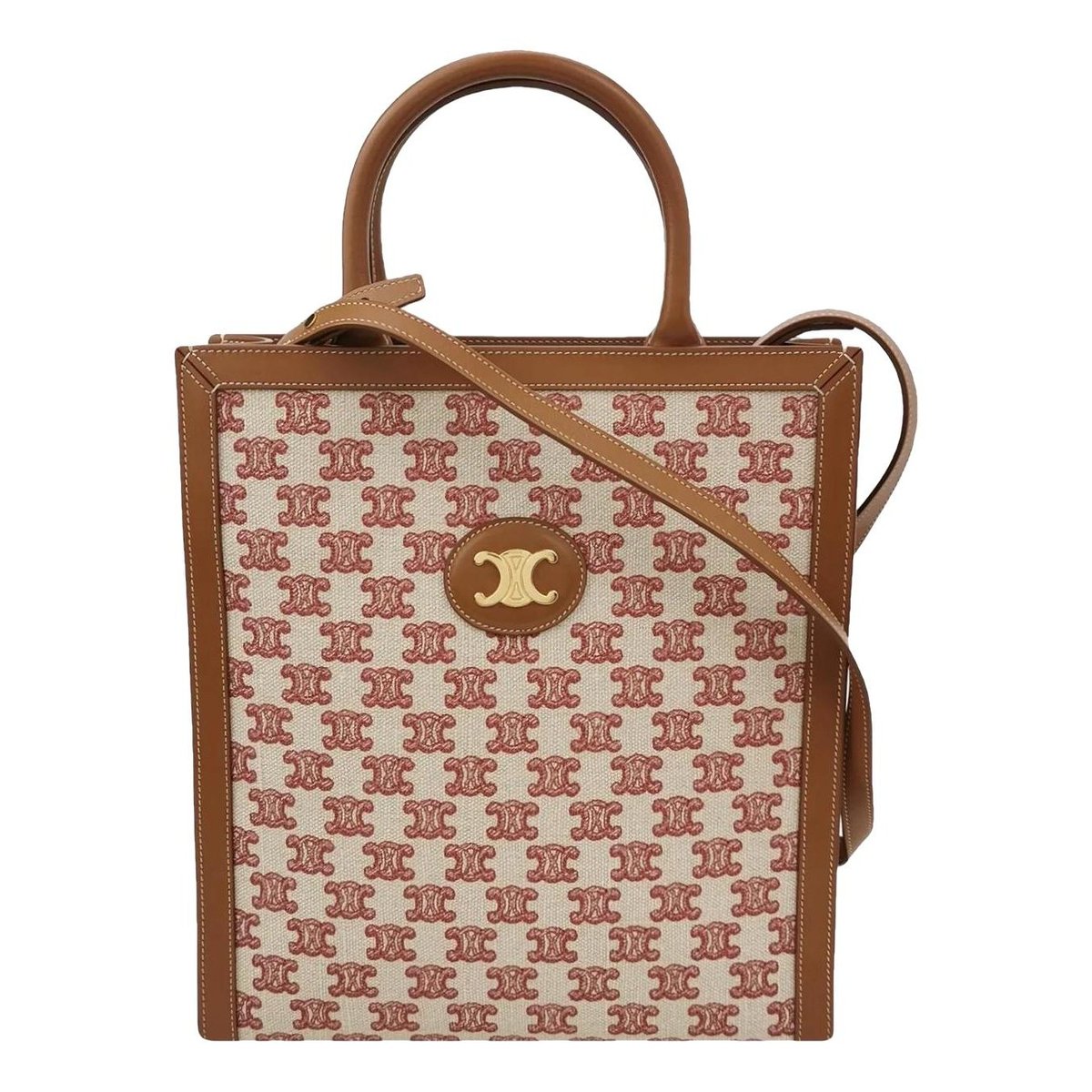 Cabas Vertical leather mini bag