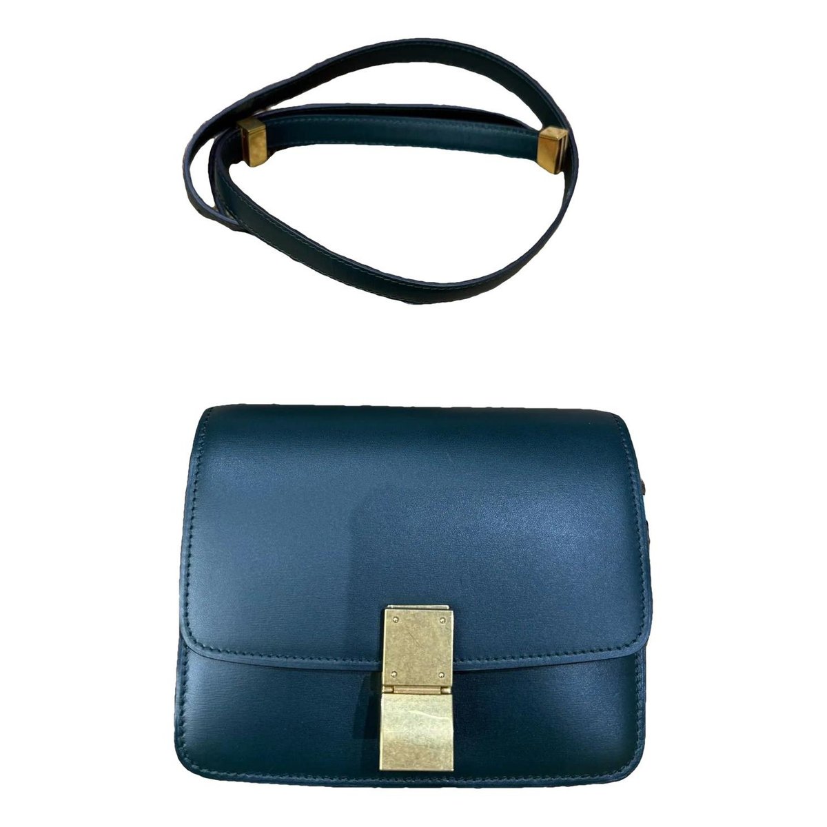 Classic leather crossbody bag