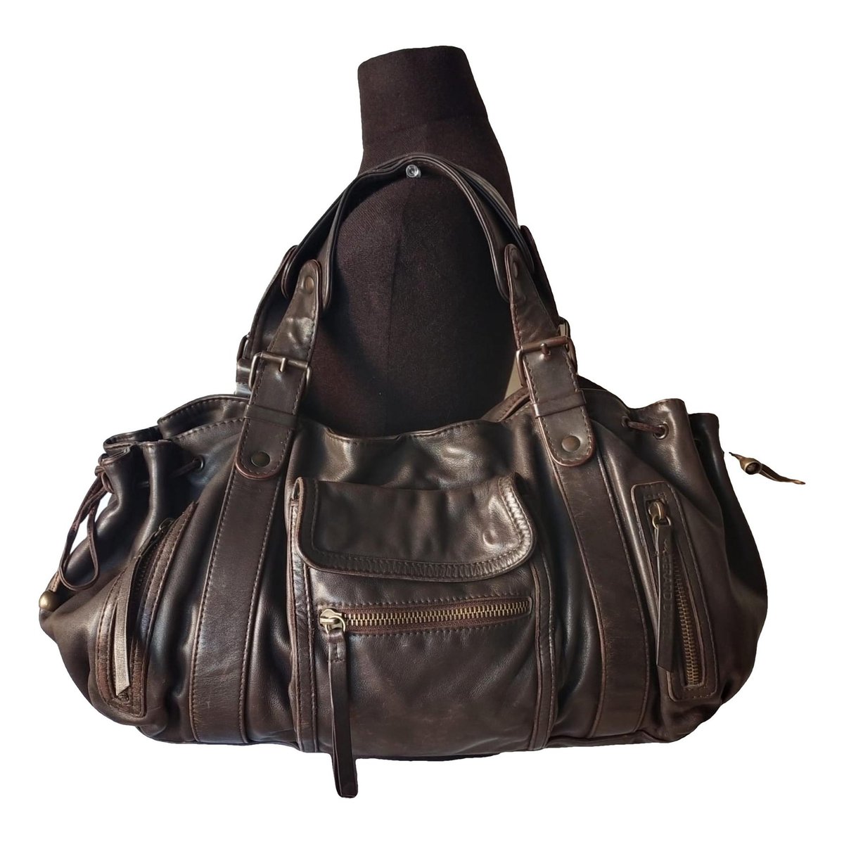 Leather handbag