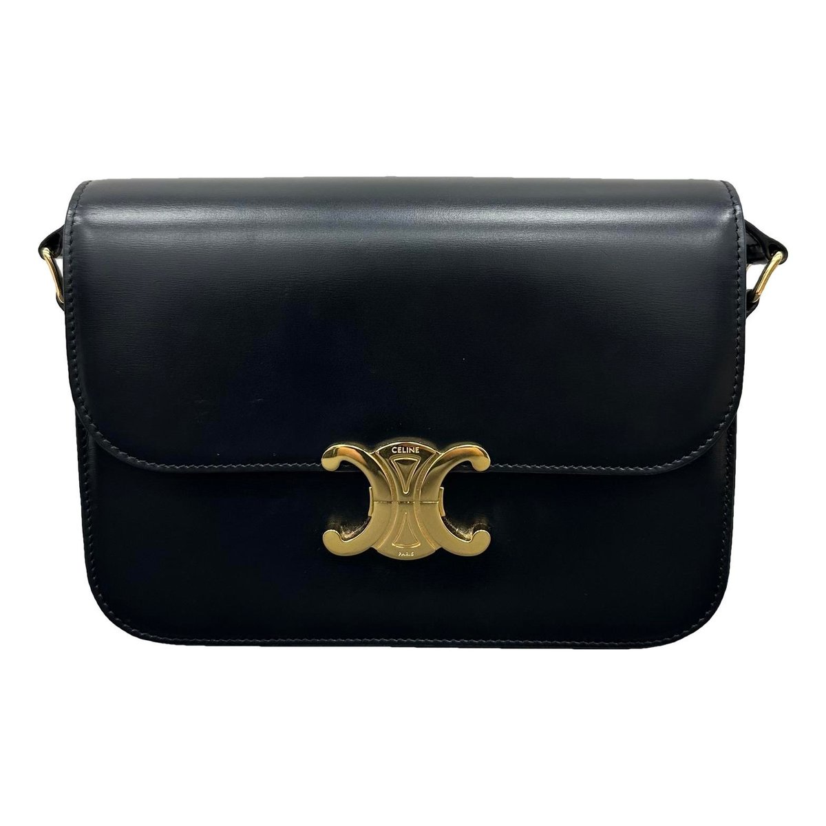 Triomphe leather handbag