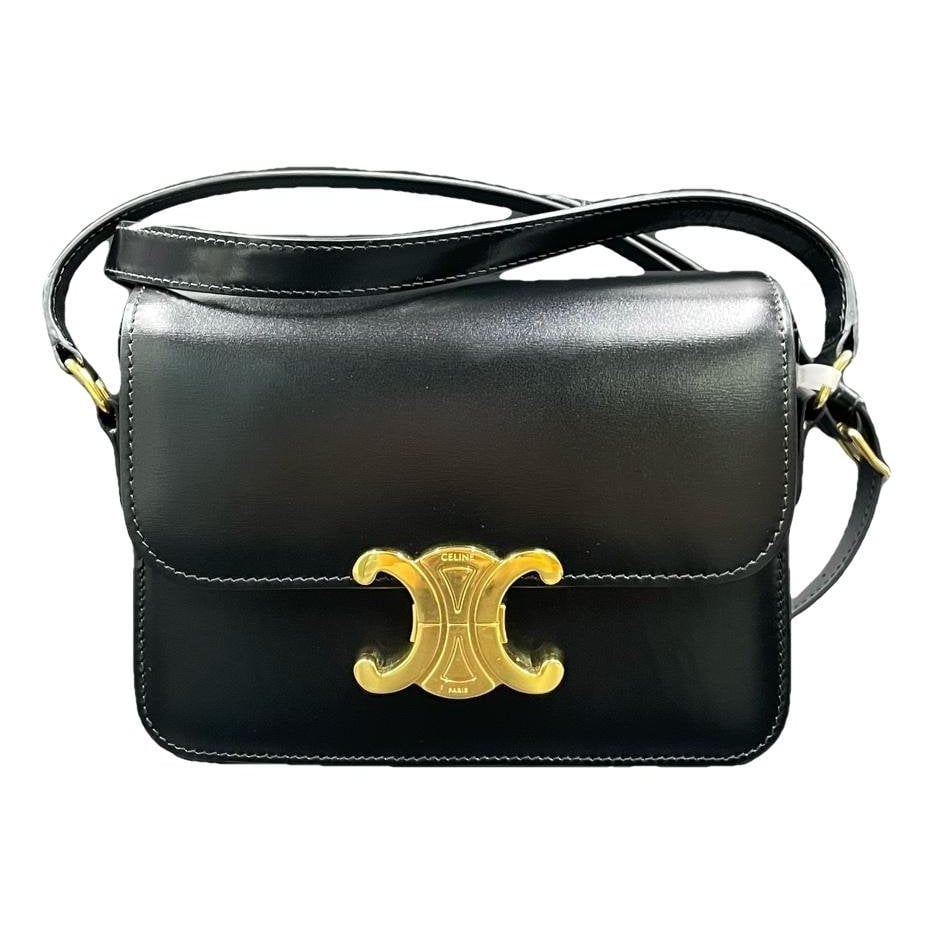 Triomphe leather handbag