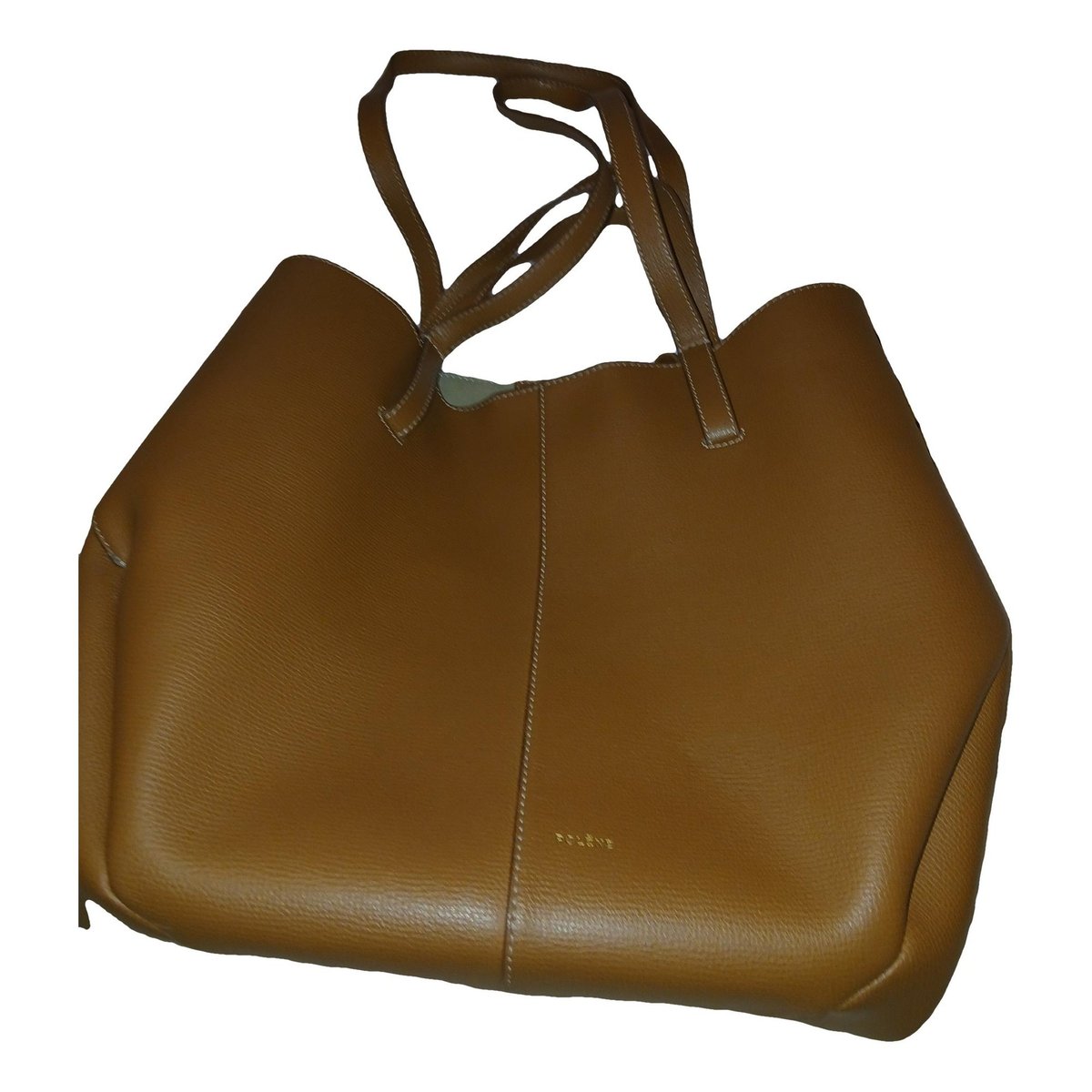 Leather travel bag