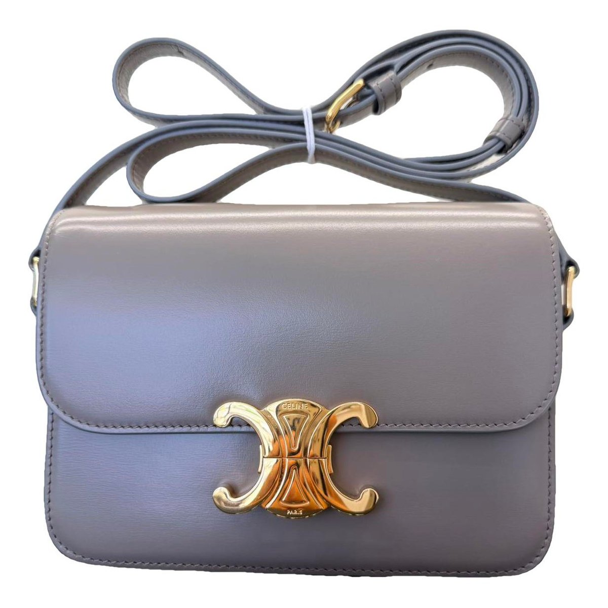 Triomphe leather handbag