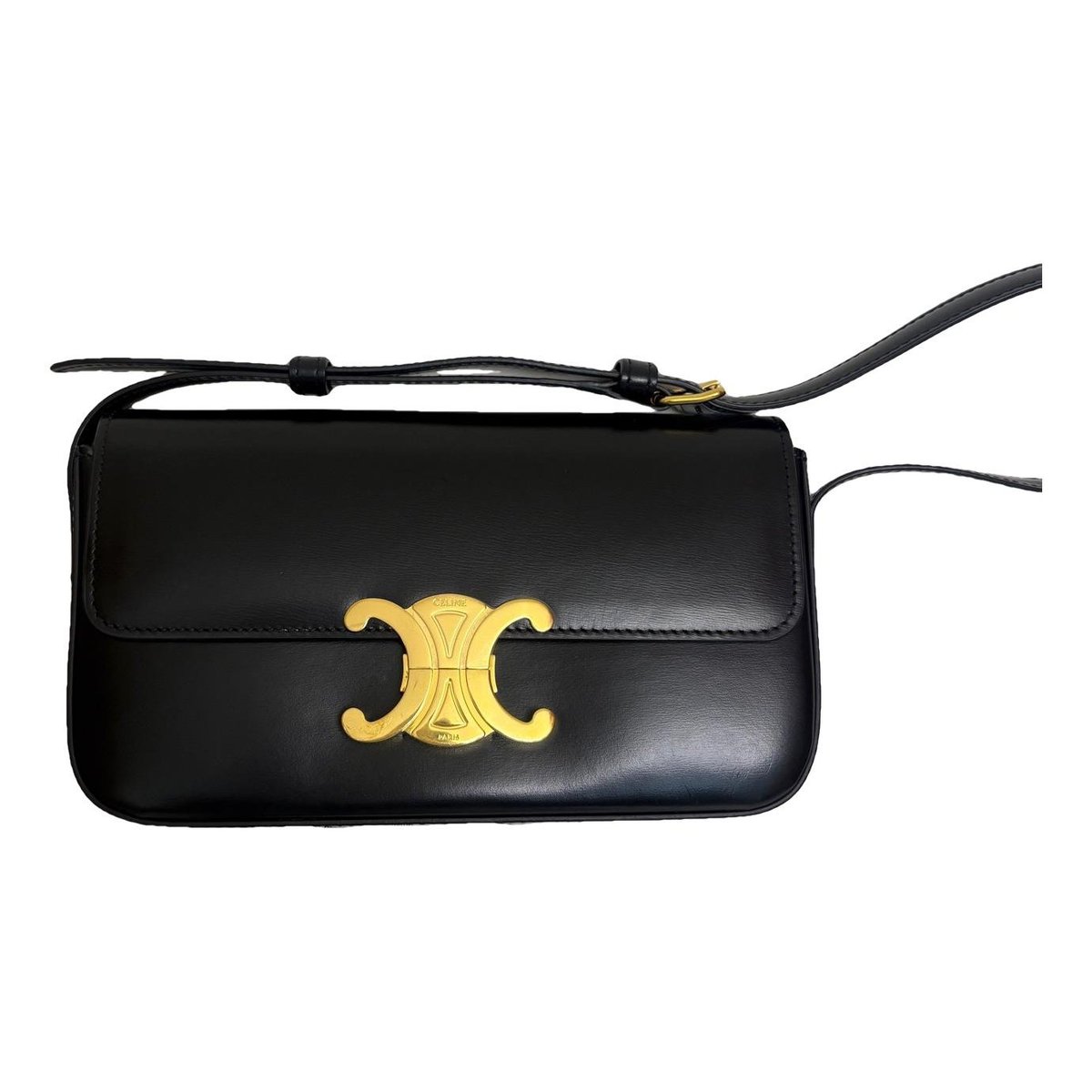 Triomphe Long leather handbag