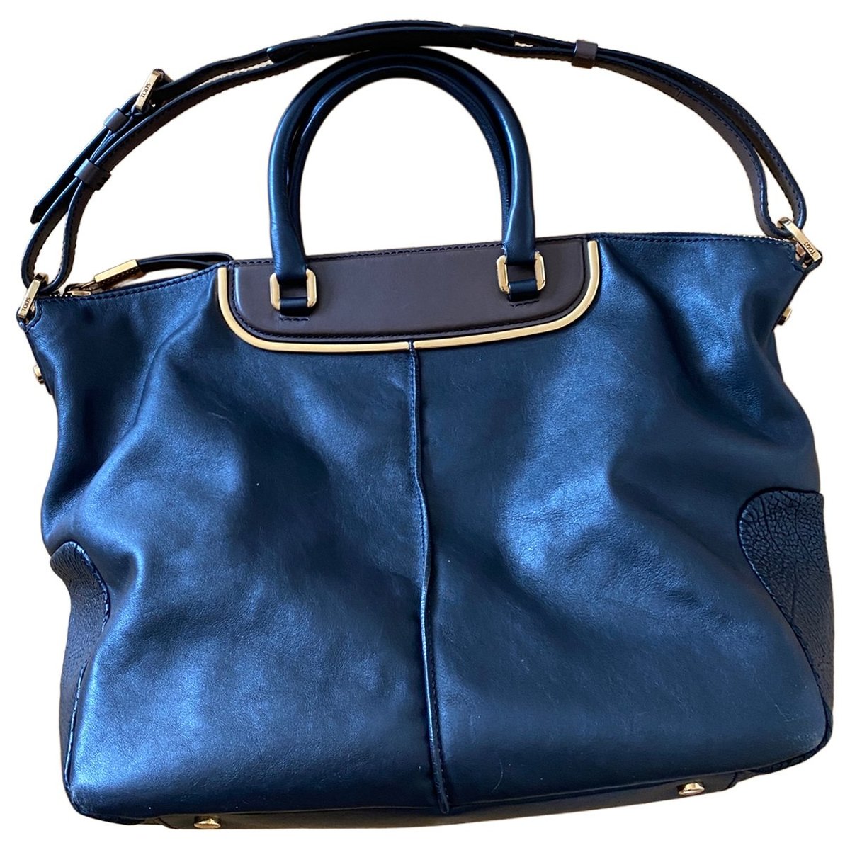 D Bag leather tote