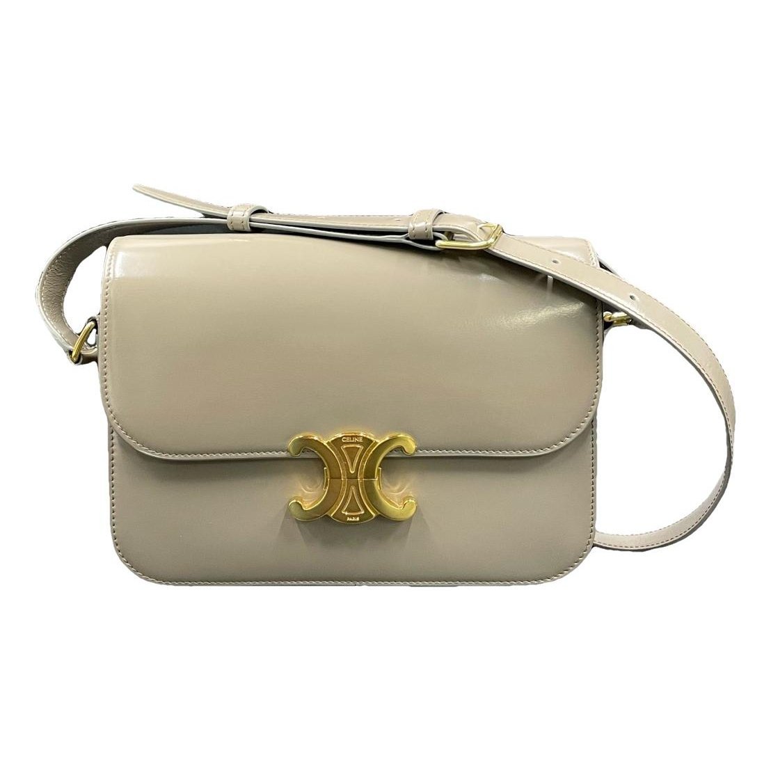 Triomphe leather handbag