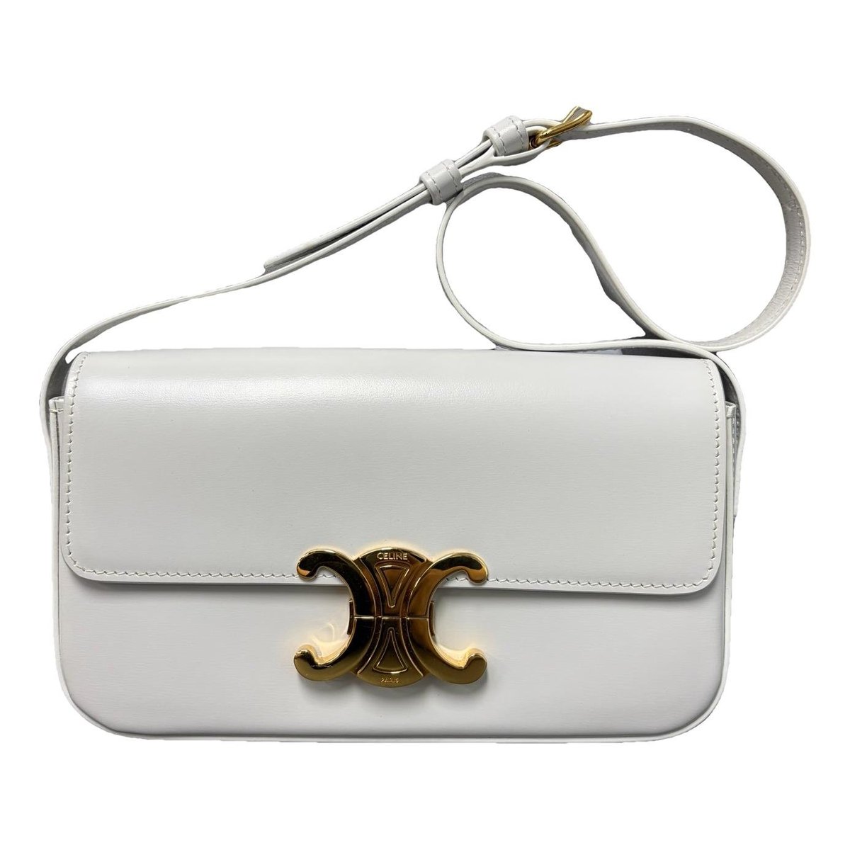 Triomphe Long leather handbag