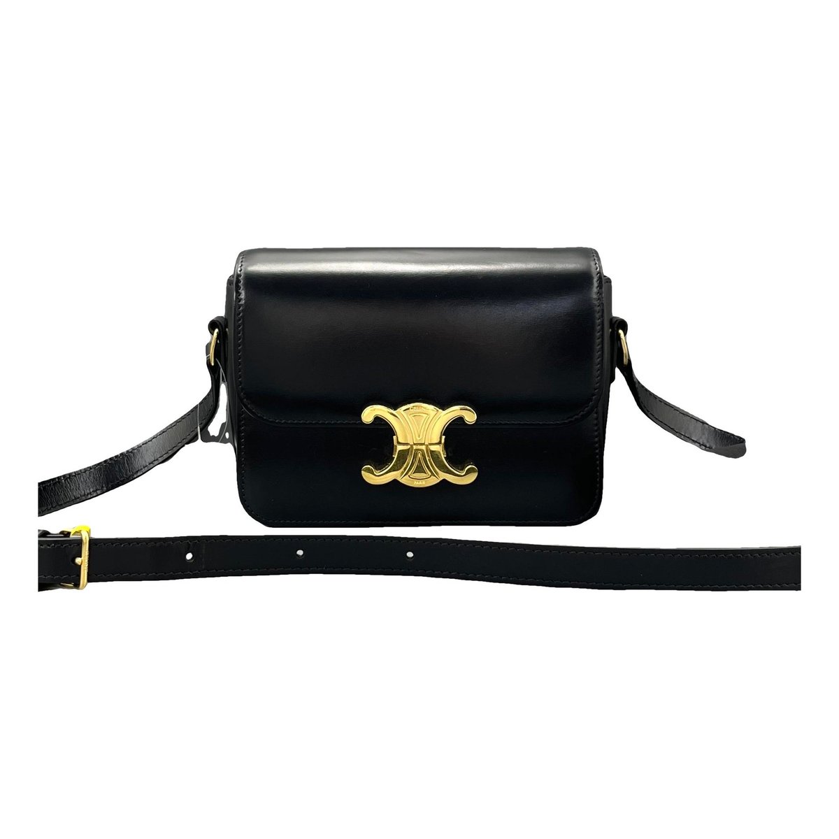 Triomphe leather handbag