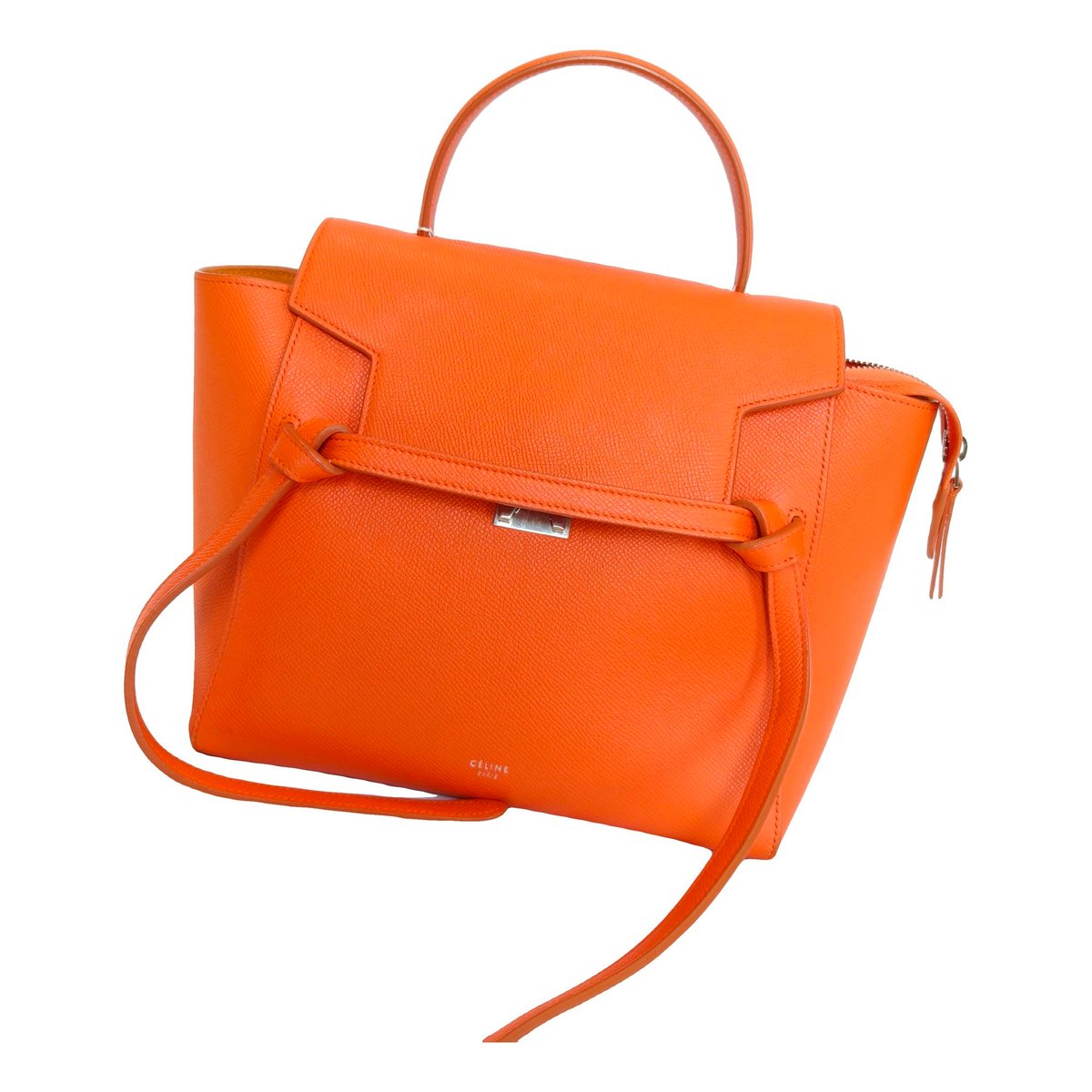 Belt leather handbag