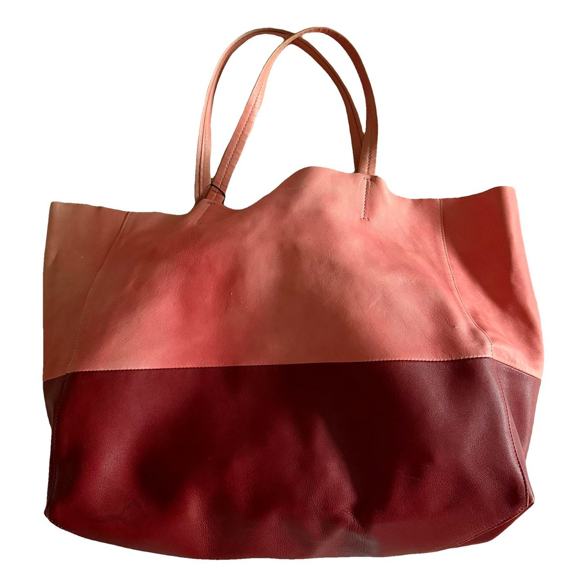 Cabas leather bag